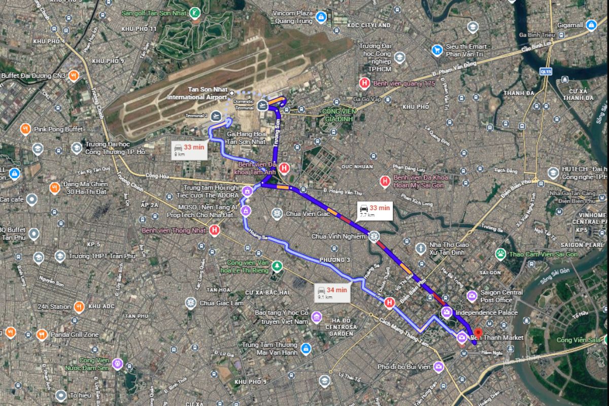 How to Get from Ho Chi Minh Airport to District 1